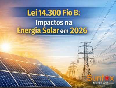 Lei 14.300 Fio B: impactos na energia solar em 2026