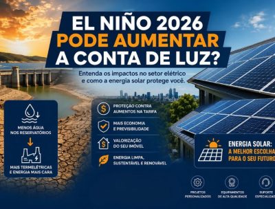 El Niño 2026 pode aumentar a conta de luz no Brasil?