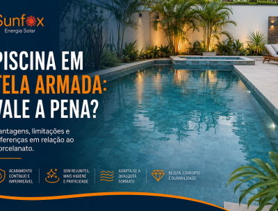 Piscina em Tela Armada: vale a pena? Conheça as vantagens, limitações e diferenças em relação ao revestimento cerâmico